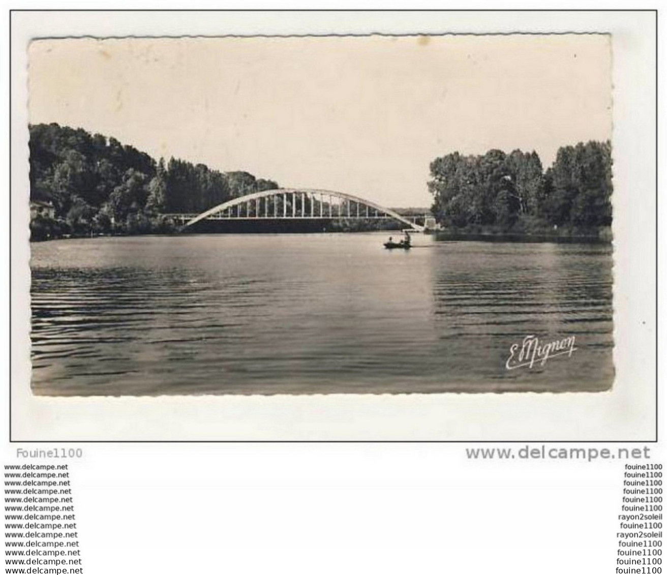 Carte De Saint Mammès La Passerelle De Champagne - Saint Mammes