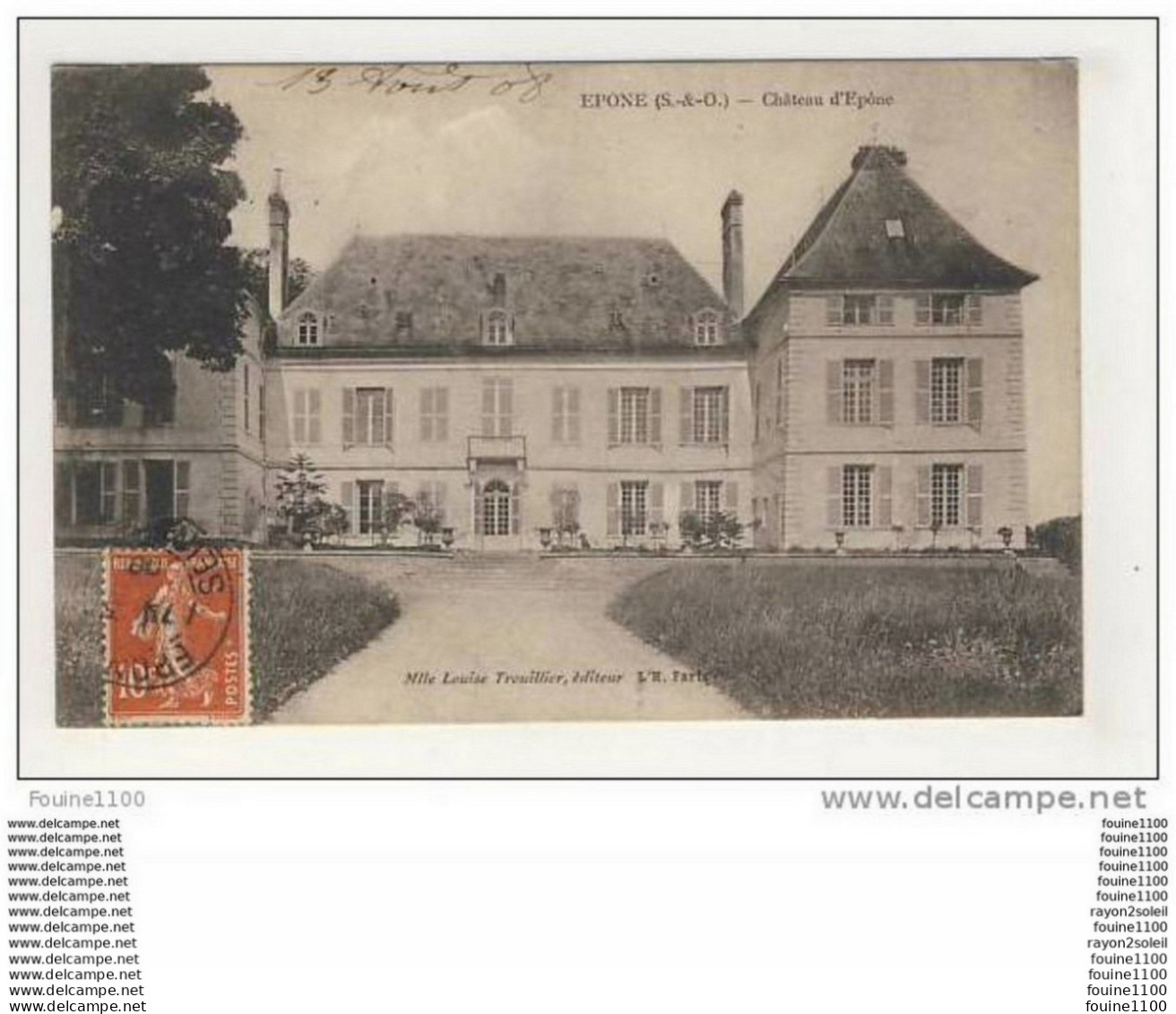Carte De épone Château D' épone - Epone