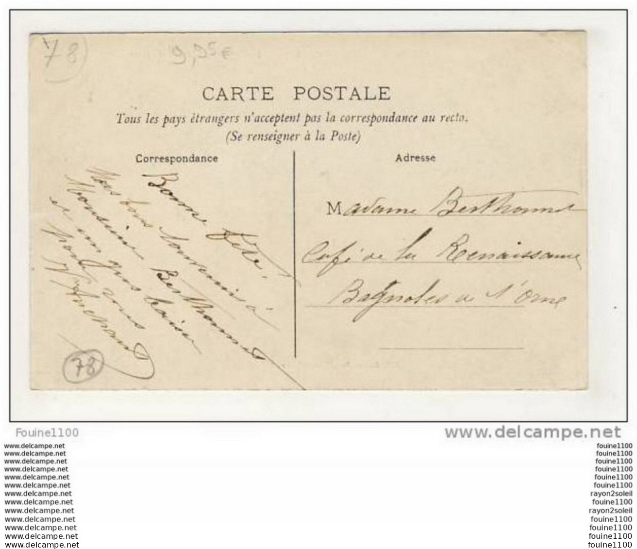 Carte De épone Château D' épone - Epone