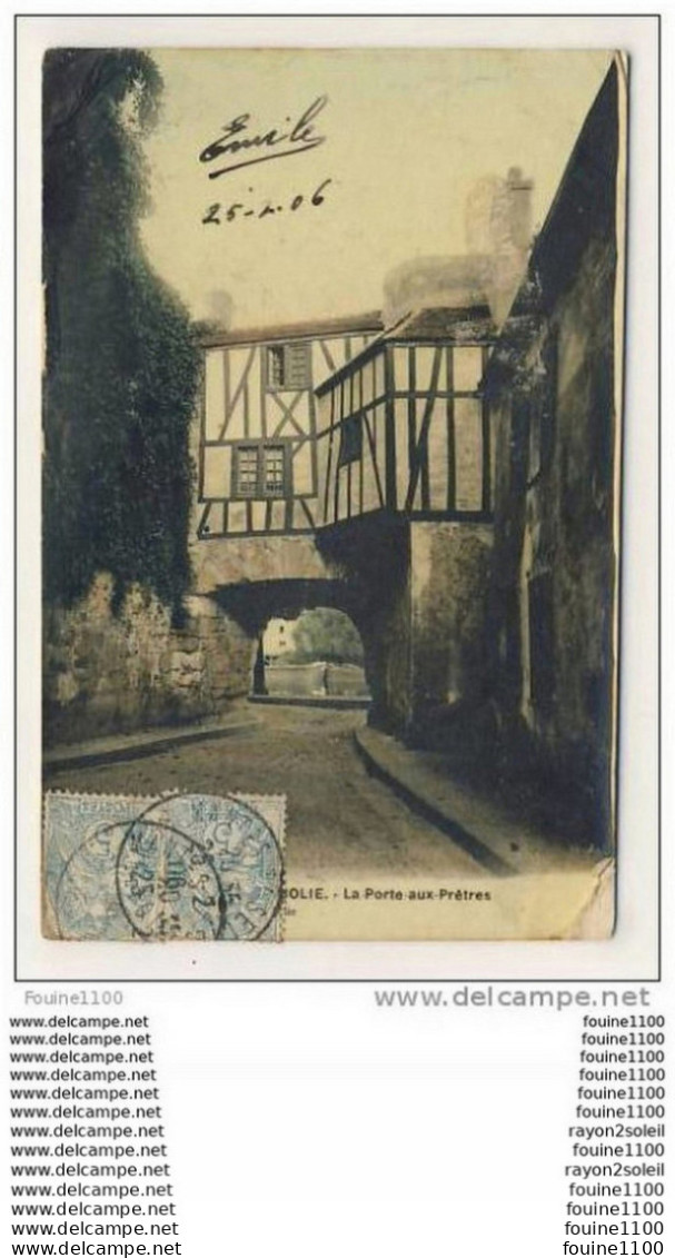 Carte De Mantes La Jolie La Porte Aux Prêtres - Mantes La Jolie