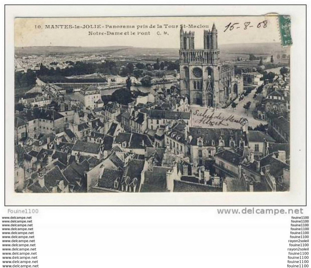 Carte De Mantes La Jolie Panorama - Mantes La Jolie