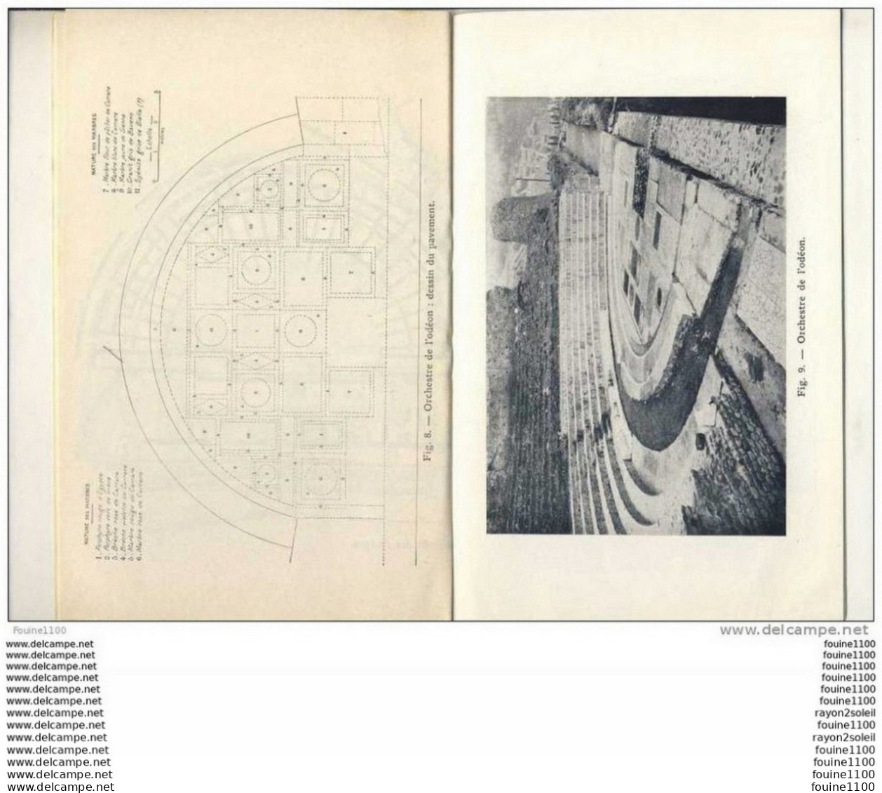 Livret Les Fouilles De Fourvière ( Wuilleumier Professeur Directeur Des Antiquités ) ( Audin Et Cie Lyon 1952 ) Photo - Arqueología