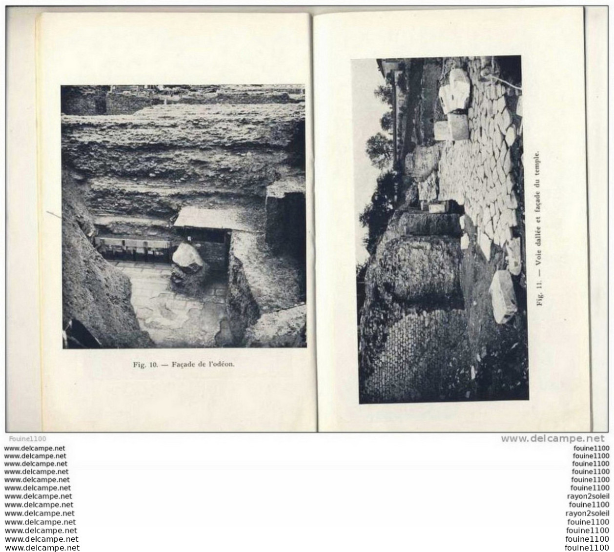 Livret Les Fouilles De Fourvière ( Wuilleumier Professeur Directeur Des Antiquités ) ( Audin Et Cie Lyon 1952 ) Photo - Archeologia