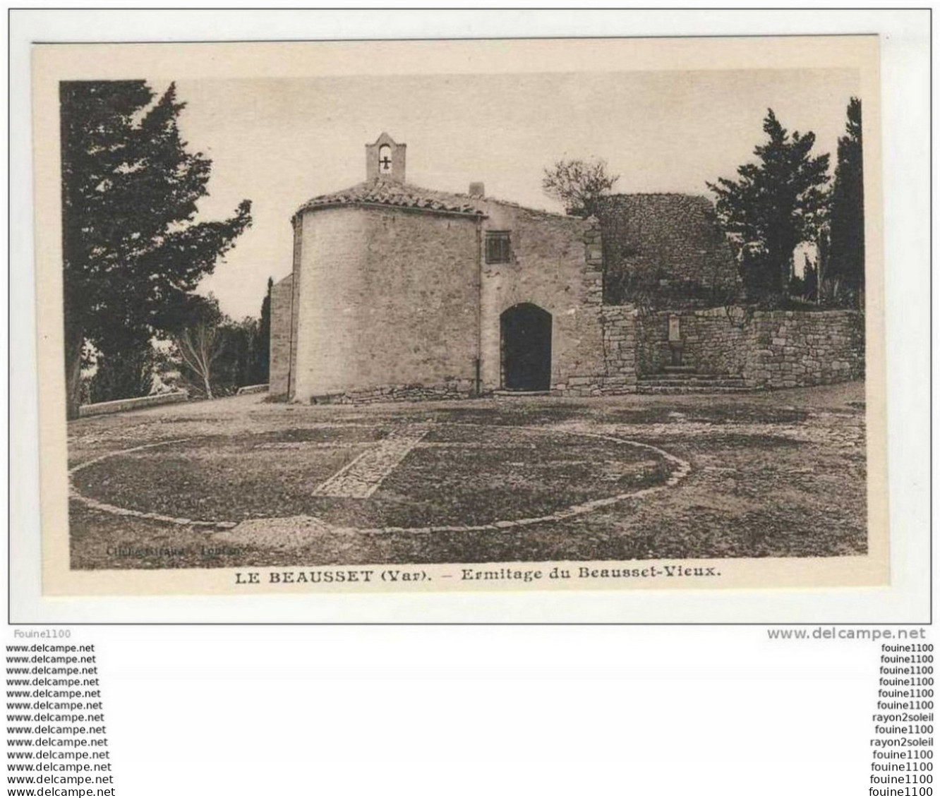 Carte Le Beausset Ermitage  ( Recto Verso ) - Le Beausset