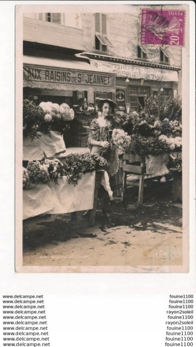 Carte De NICE Niçoise Et Fleurs ( Bouquetière ? / Marchande De Fleurs ? ) ( Recto Verso ) - Ambachten