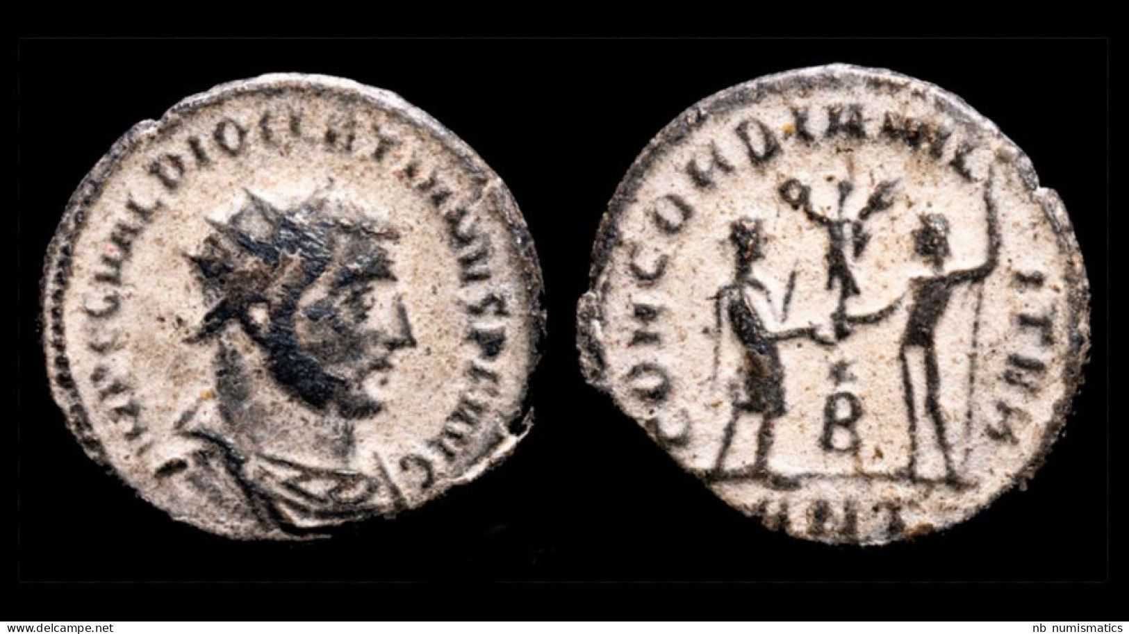 Diocletian AE Antoninianus Prince Standing Right - La Tétrarchie (284 à 307)