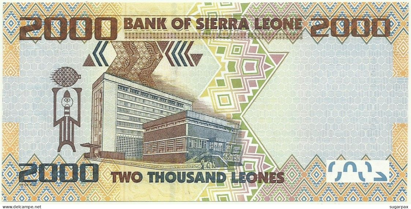 Sierra Leone - 2000 Leones - 2020 - Pick: 31.NEW - Unc. - Serie JA - 2.000 - Sierra Leona