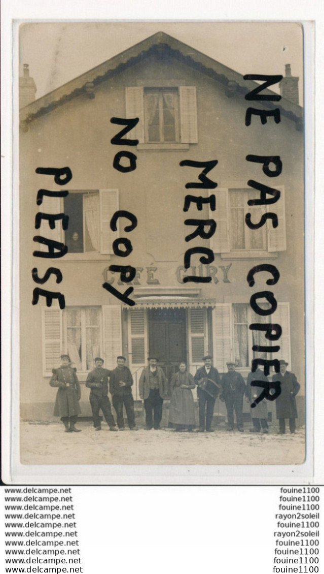 ♥ CARTE PHOTO ♥  De GOLBEY  Café GURY ( Recto Verso ) - Golbey