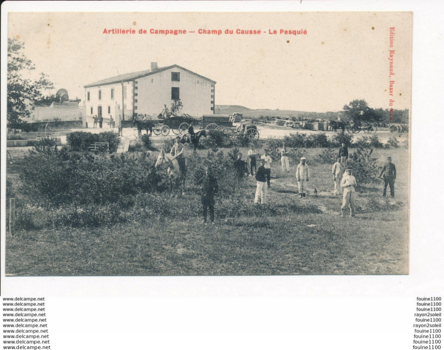 Env. De Castres LABRUGUIERE ( à Vérifier ) Artillerie De Campagne Champ Du Causse Le Pesquié ( Manoeuvre Militaire ? ) - Labruguière