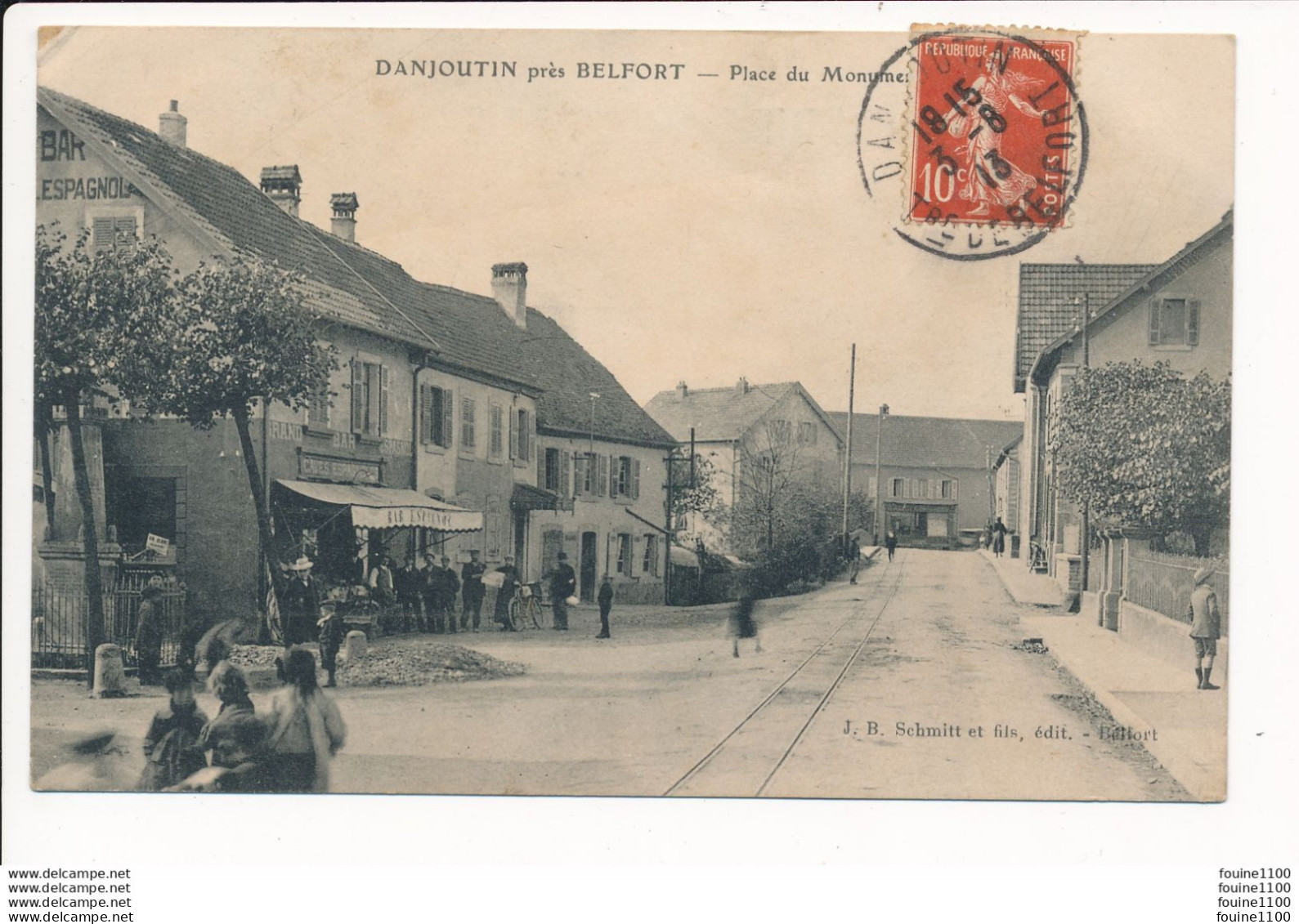 DANJOUTIN Près BELFORT ( Café Bar Espagnol ? Ou Espagnac ?  ) - Danjoutin