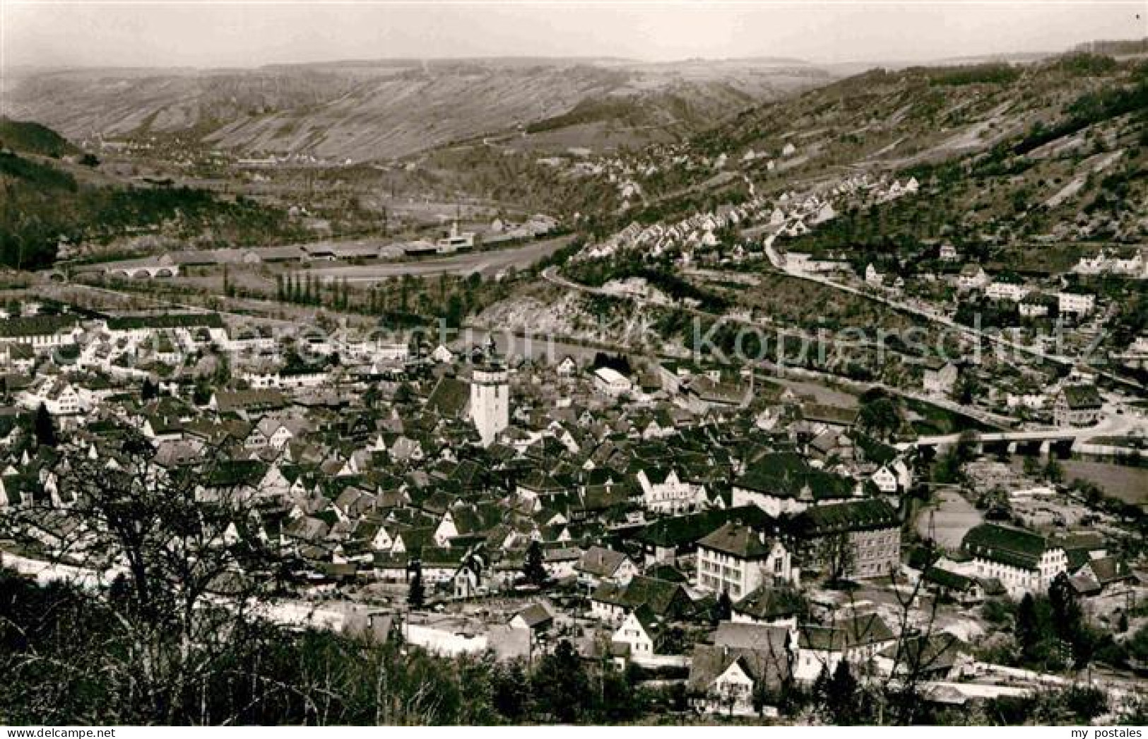 42864327 Kuenzelsau Panorama Kochertal Kuenzelsau - Künzelsau