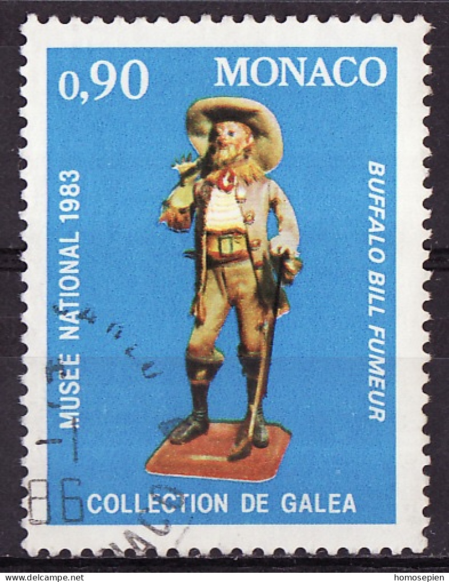 Monaco 1983 Y&T N°1381 - Michel N°1612 (o) - 90c Buffalo Bill Fumeur - Usados