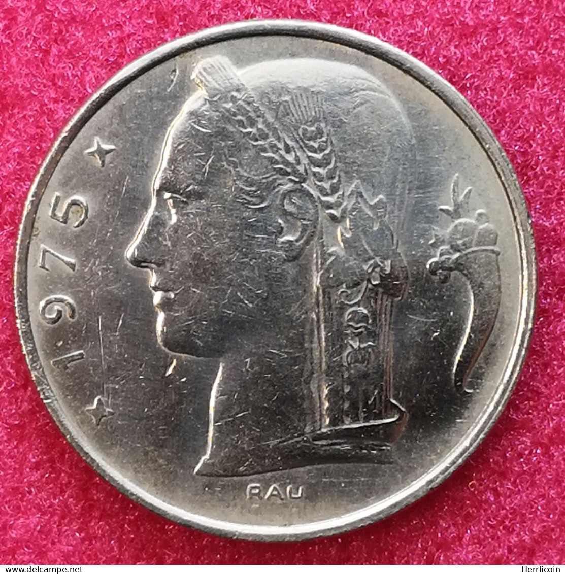 Monnaie Belgique - 1975 - 5 Francs - Type Cérès En Français - 5 Francs