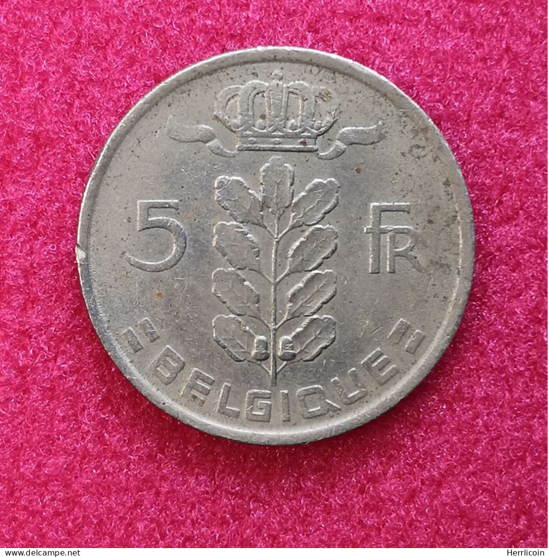 Monnaie Belgique - 1975 - 5 Francs - Type Cérès En Français - 5 Francs