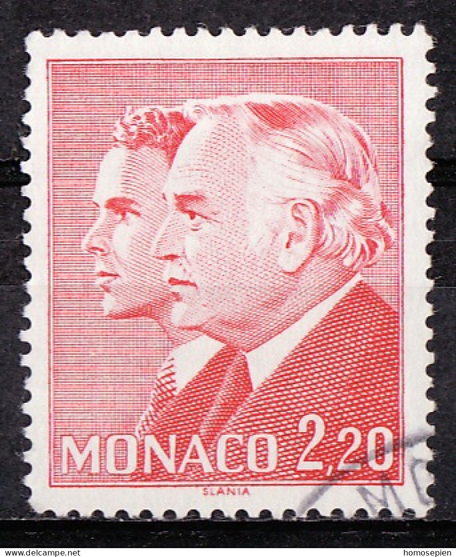 Monaco 1985 Y&T N°1480 - Michel N°1701 (o) - 2,20f Princes Rainier III Et Albert - Used Stamps