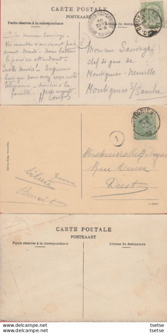 Ottignies - Parc De L'Etoile  ... 3 Cartes Postales ( Voir Verso ) - Ottignies-Louvain-la-Neuve