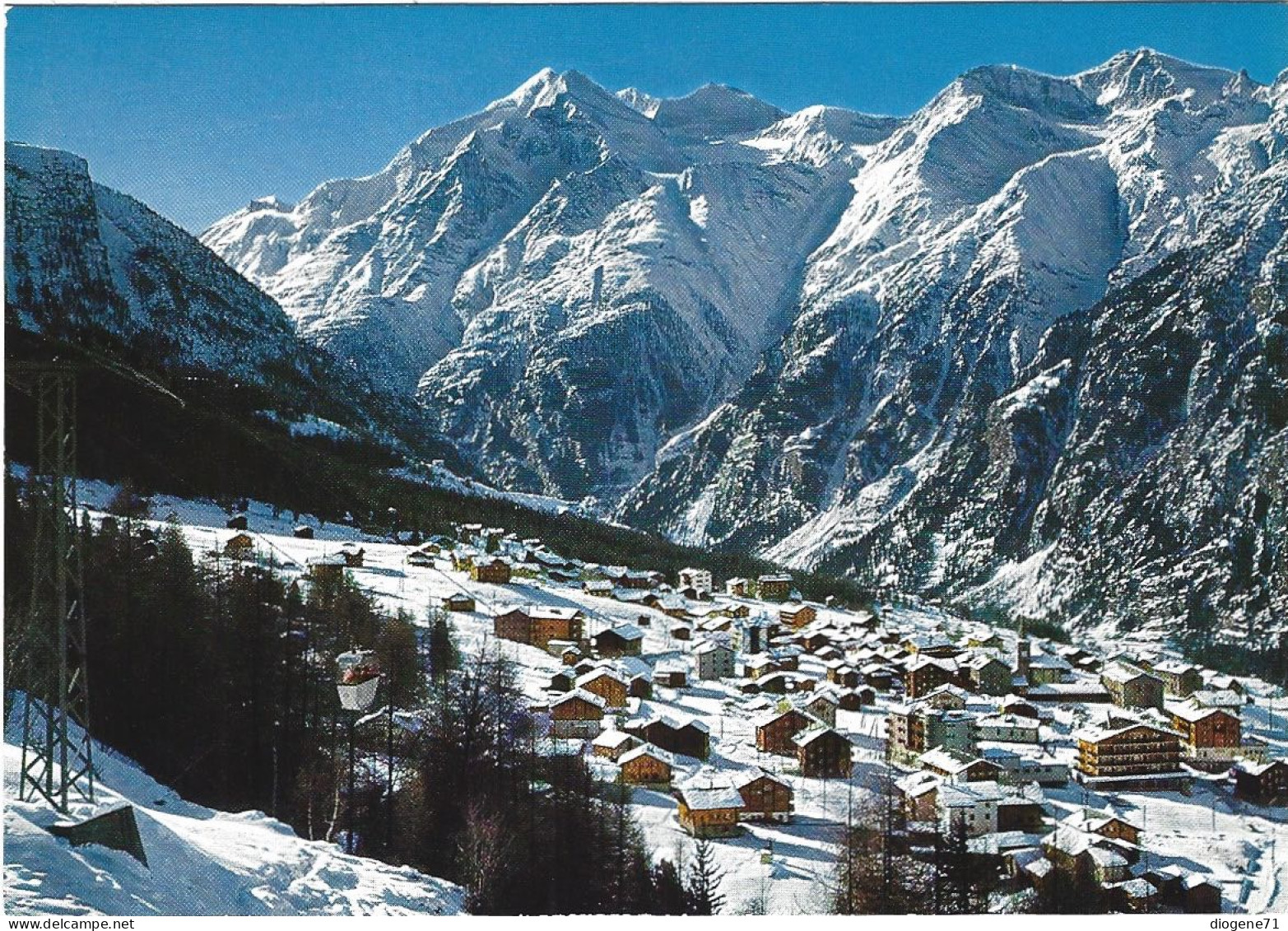 Grächen Wallis Luftseilbahn Hannigalp Weisshorn GF - Grächen