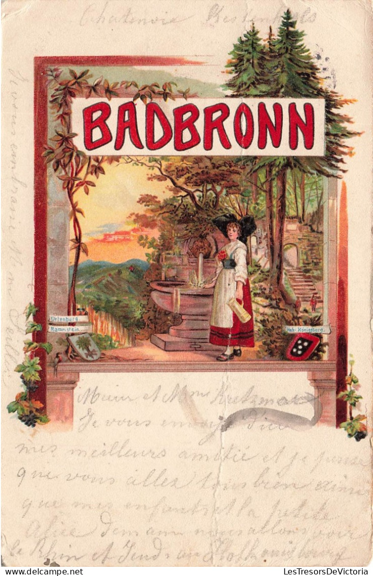 ILLUSTRATEUR - Badbronn - Femme Cherchant De L'eau - Carte Postale Ancienne - Non Classificati