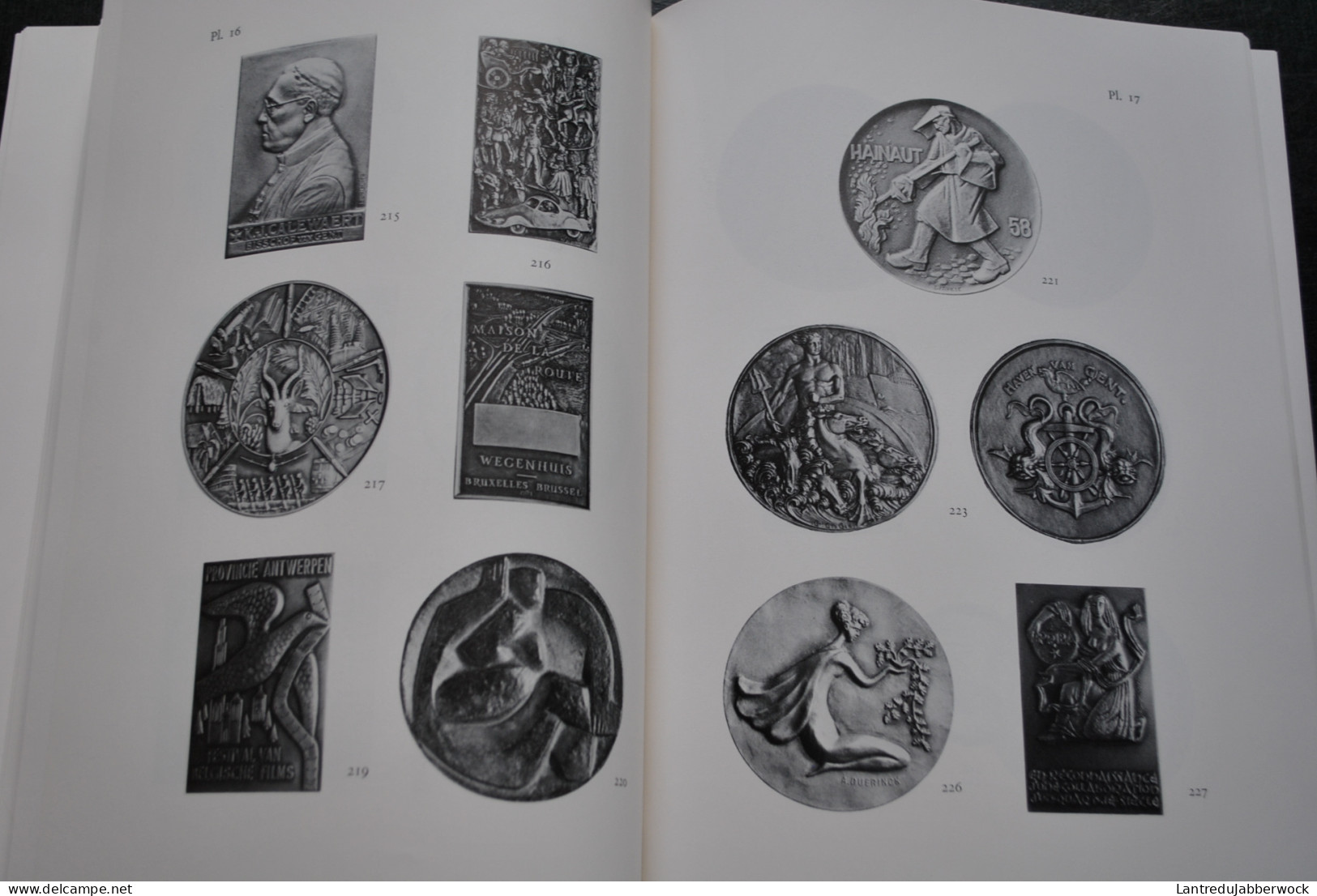 Jan Lippens Van Keymeulen La médaille en Belgique de 1951 à 1976 Catalogue 70 planches de reproductions