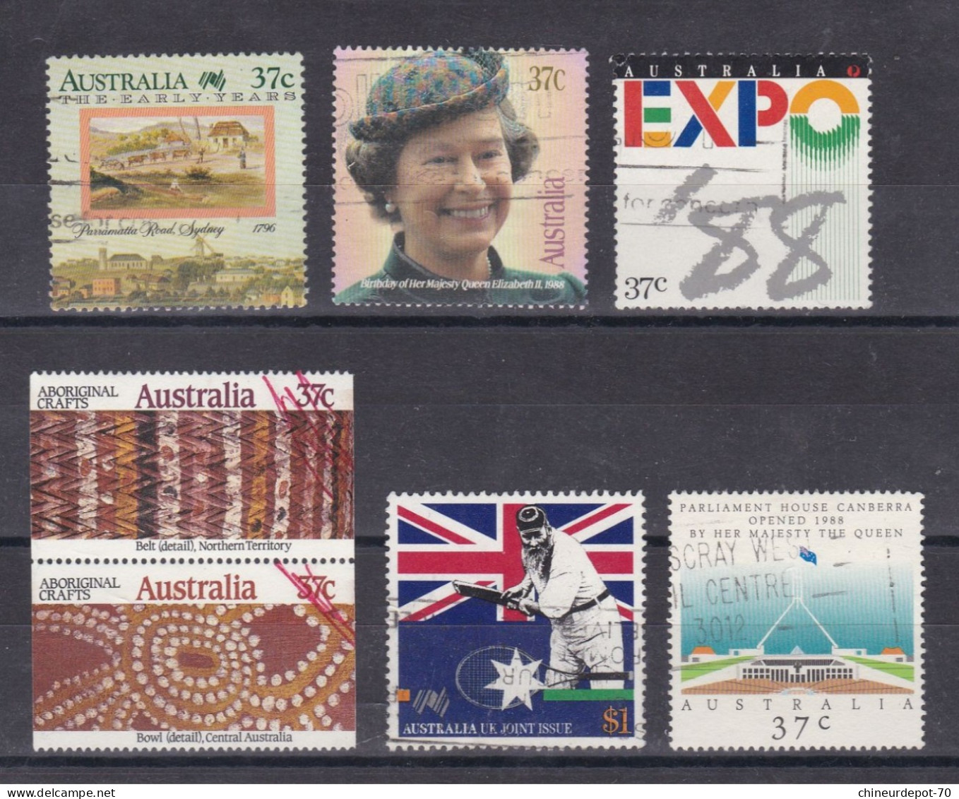 Lot De Timbres Australie Australia  Australien Voir 10 Photos - Colecciones