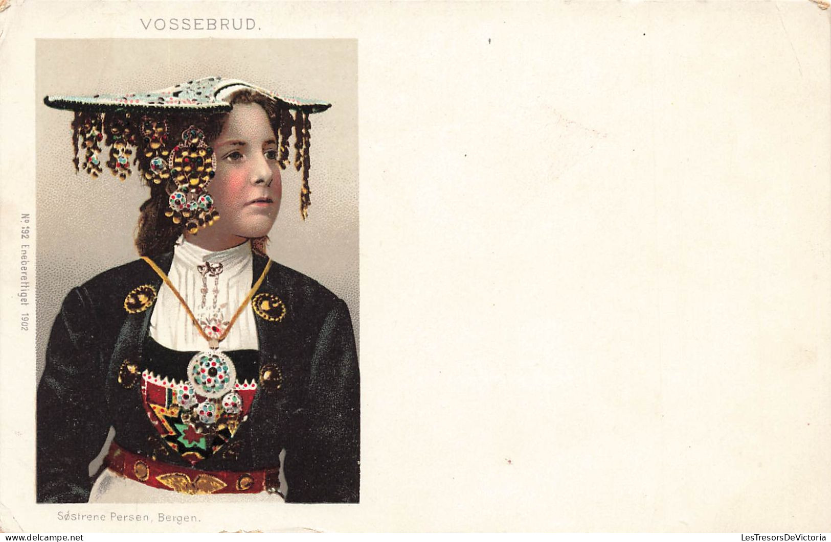 FOLKLORE - Costumes - Vossebrud - Carte Postale - Kostums