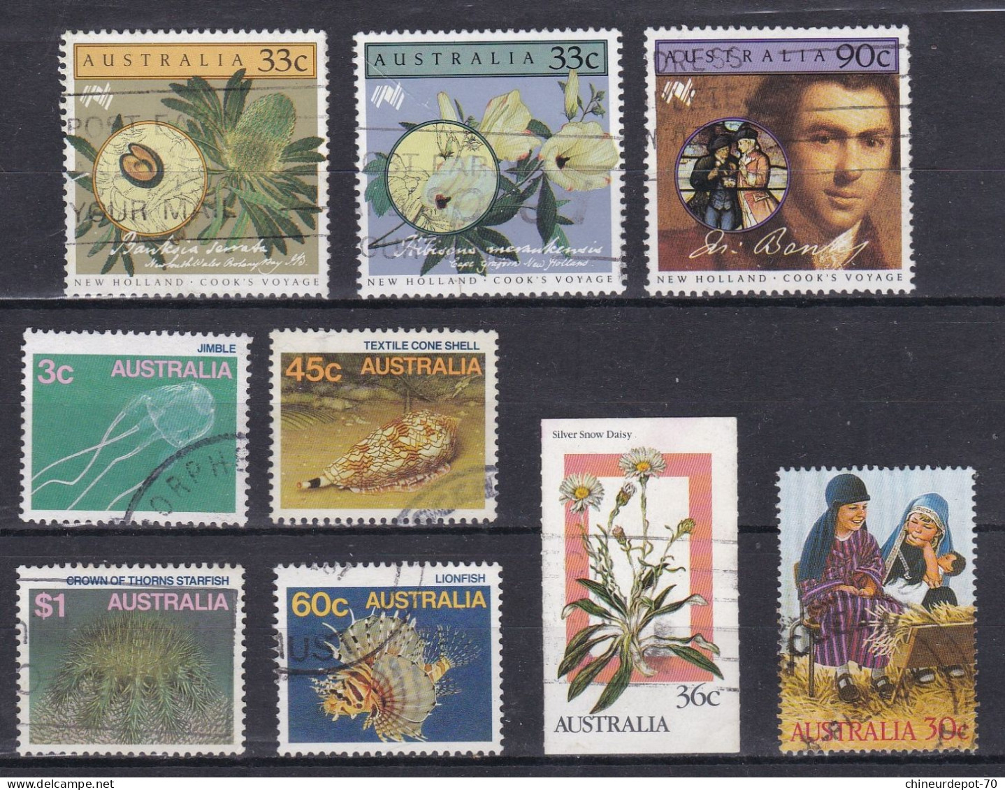 Lot De Timbres Australie Australia  Australien Voir 10 Photos - Verzamelingen