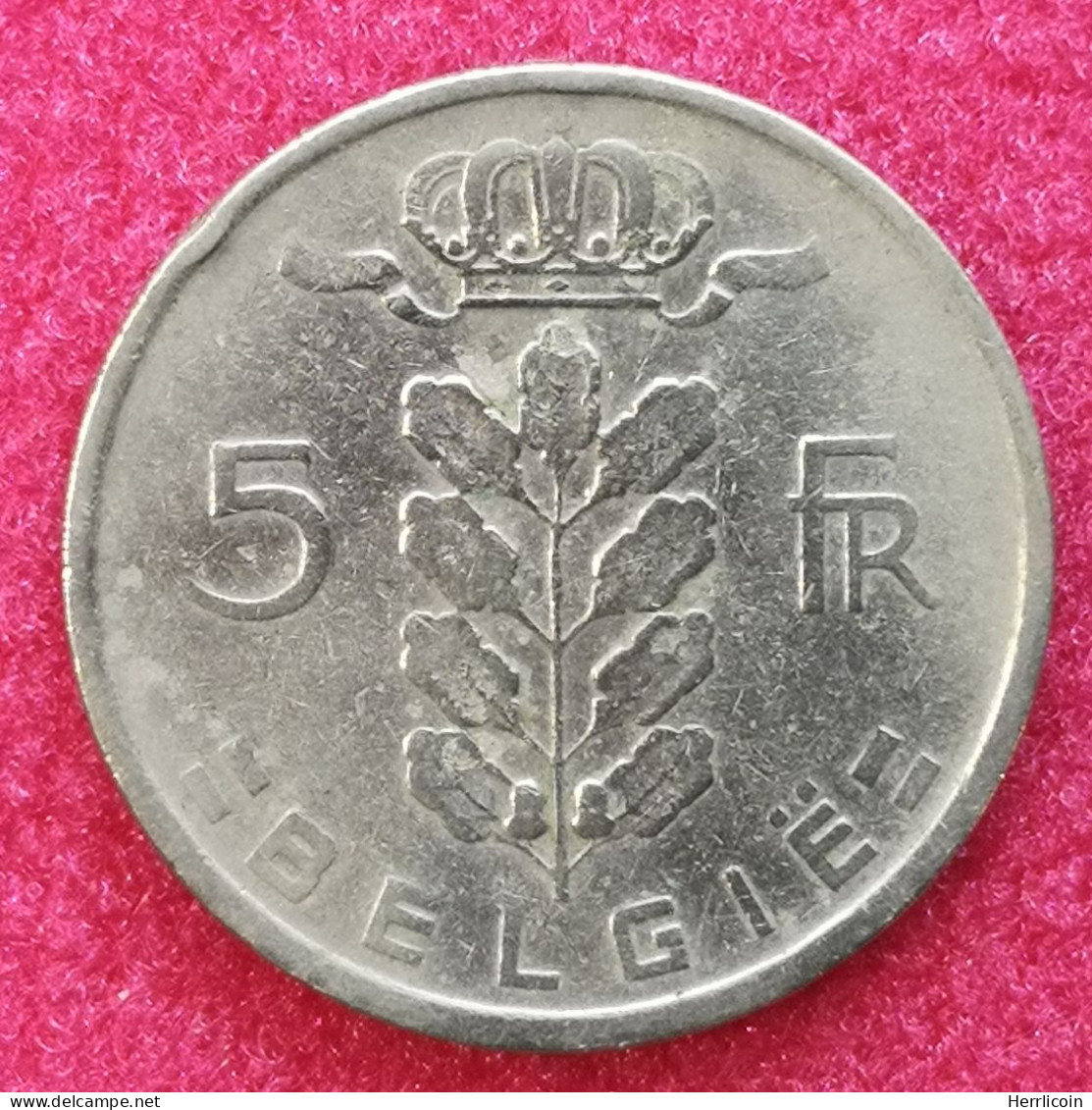 Monnaie Belgique - 1950 - 5 Francs - Type Cérès En Néerlandais - 5 Francs