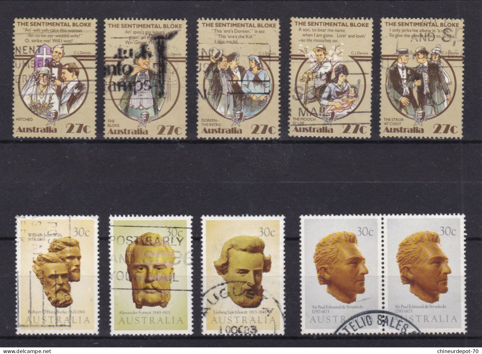 Lot De Timbres Australie Australia  Australien Voir 10 Photos - Collections