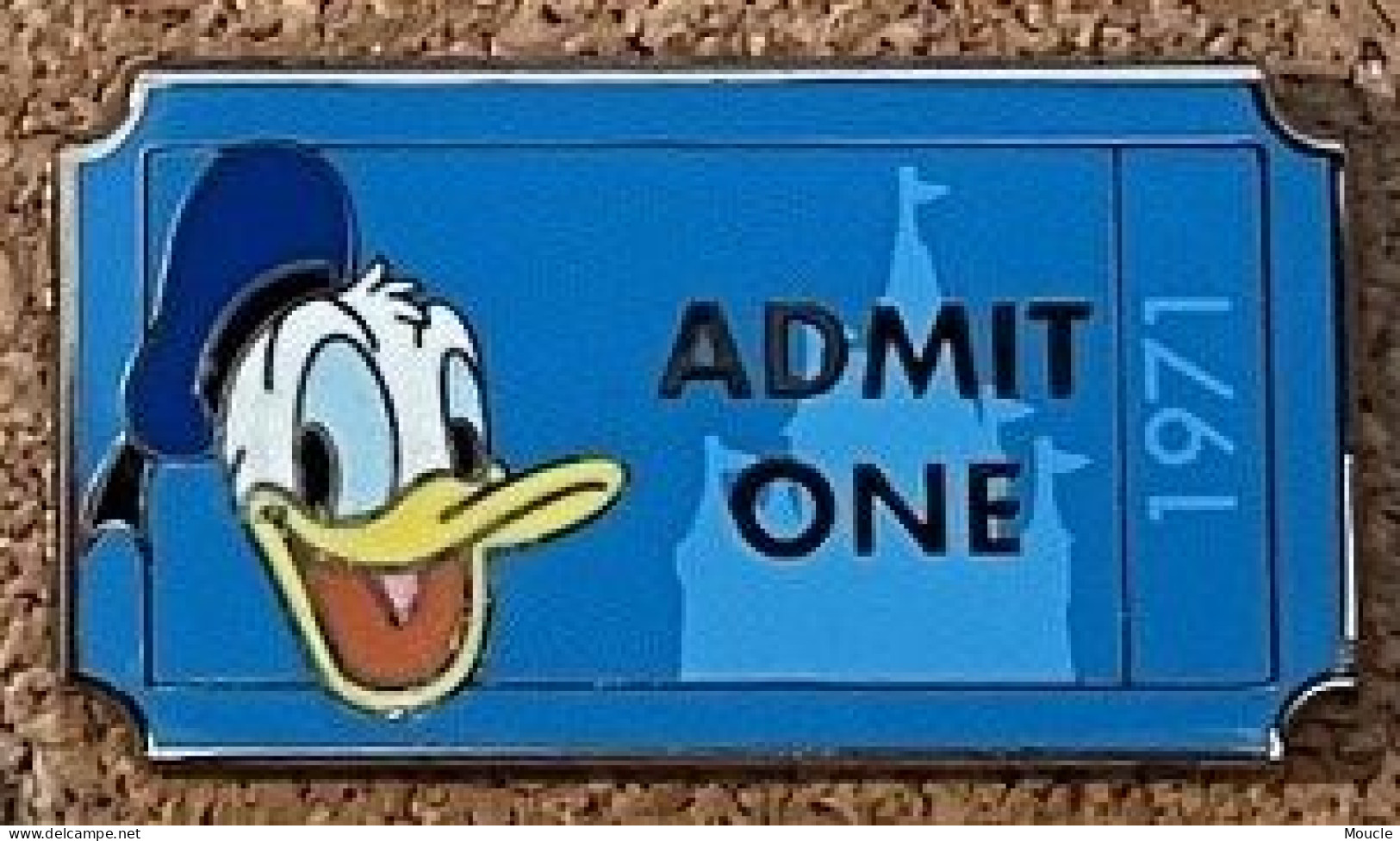 DONALD DUCK - WALT DISNEY - CANARD - ADMIT ONE - TICKET - 1971 - EGF - LIMITED RELEASE - CHATEAU - CASTLE -    (33) - Disney