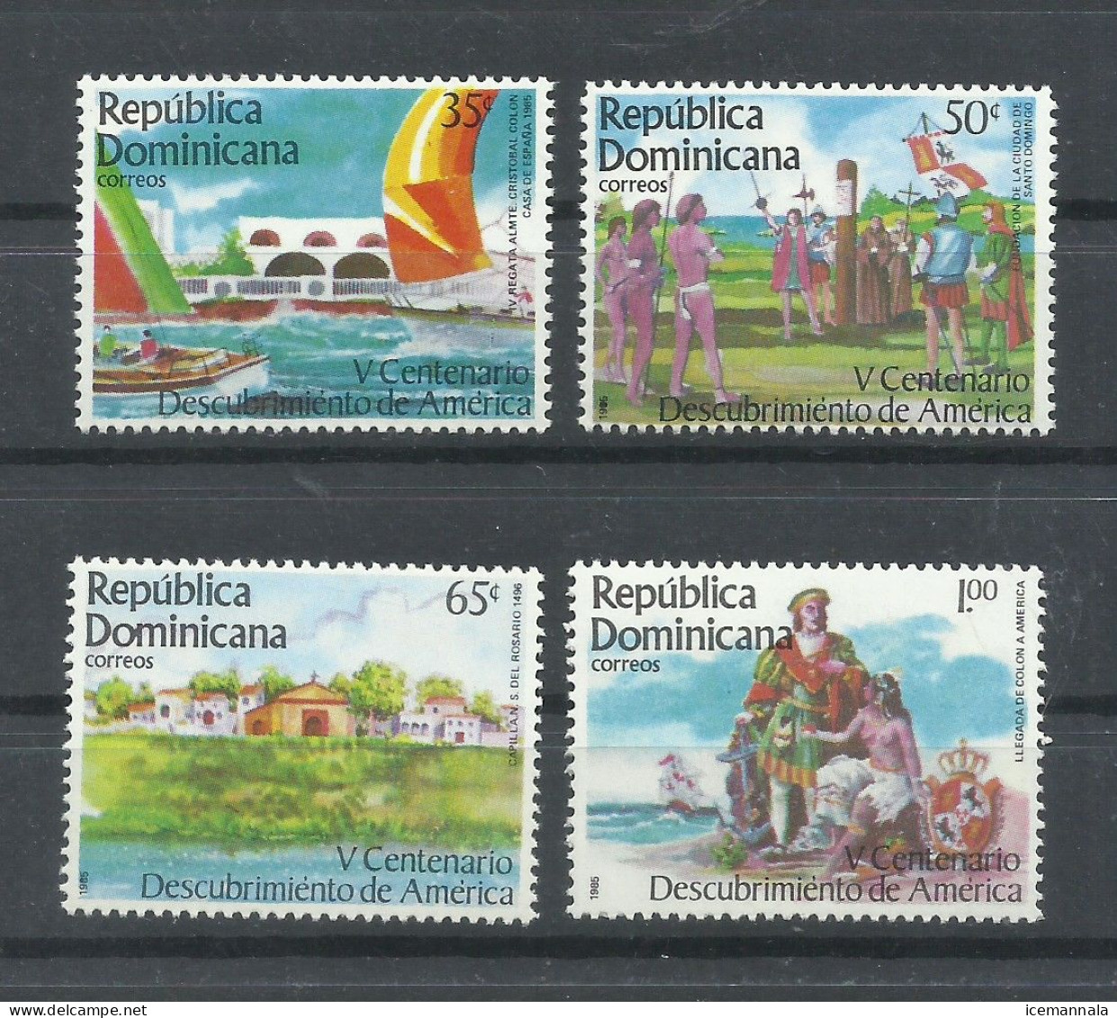 DOMINICANA  YVERT  974  A/D    MNH  ** - Cristóbal Colón