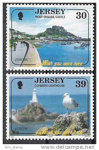 2004 Jersey   Mi. 1119-20 ** MNH Europa: Ferien - 2004