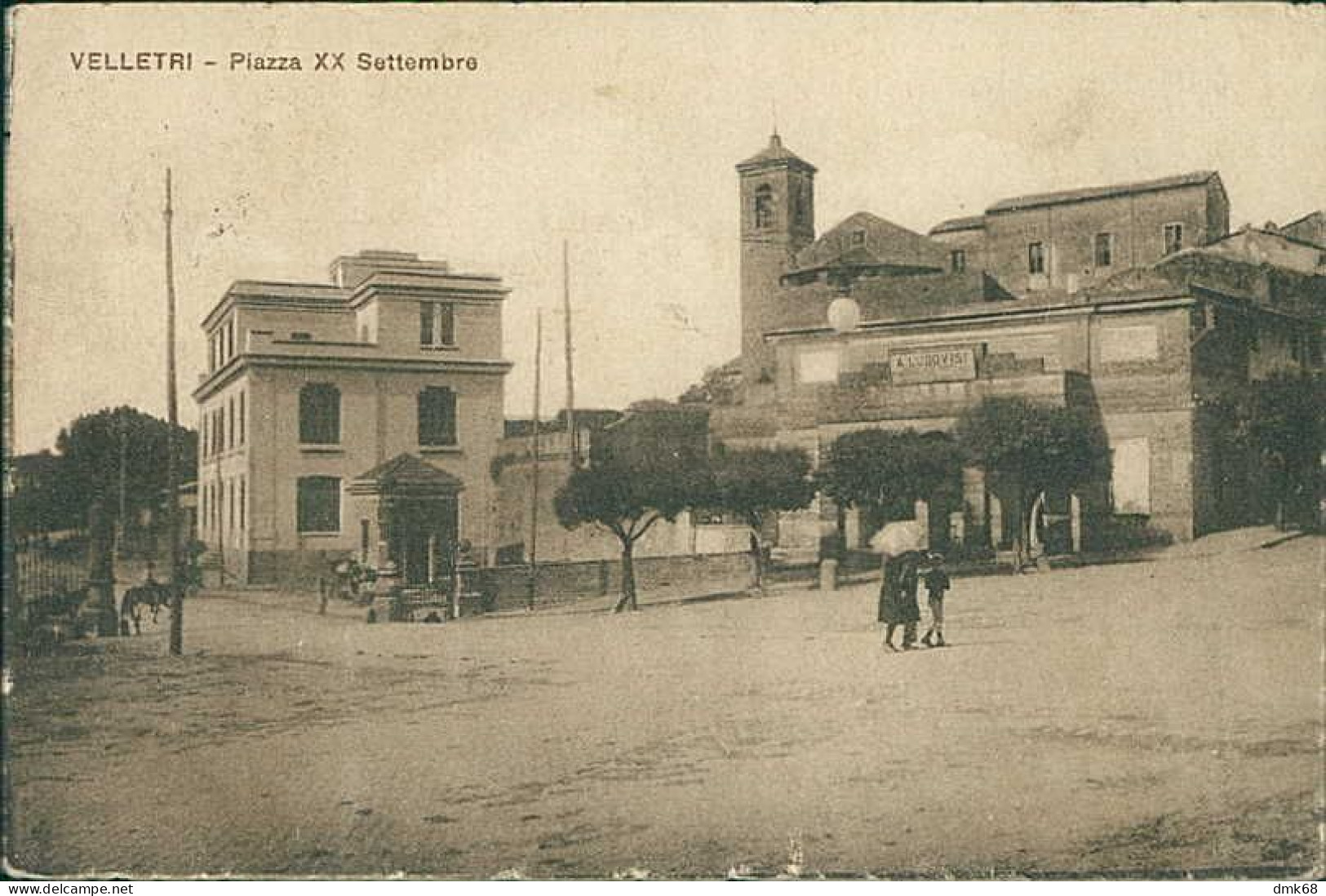 VELLETRI - CORSO MONUMENTALE DEL TRIVIO - EDIZ. LIZZINI - SPEDITA 1917 ( 19565 ) - Velletri