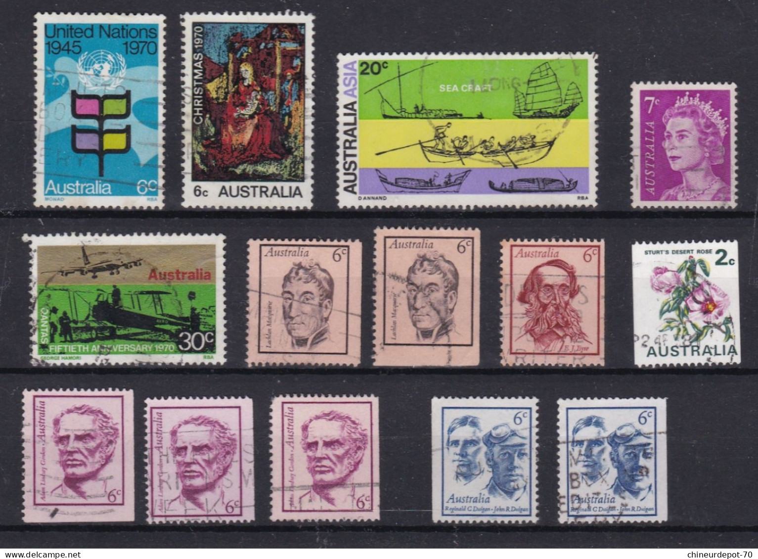 Lot De Timbres Australie Australia  Australien Voir 10 Photos - Collections