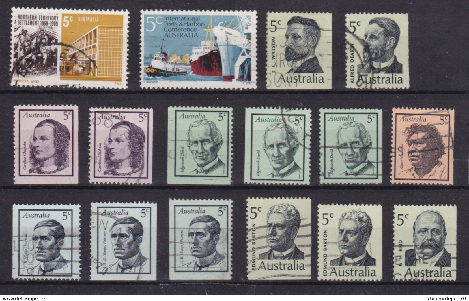 Lot De Timbres Australie Australia  Australien Voir 10 Photos - Verzamelingen