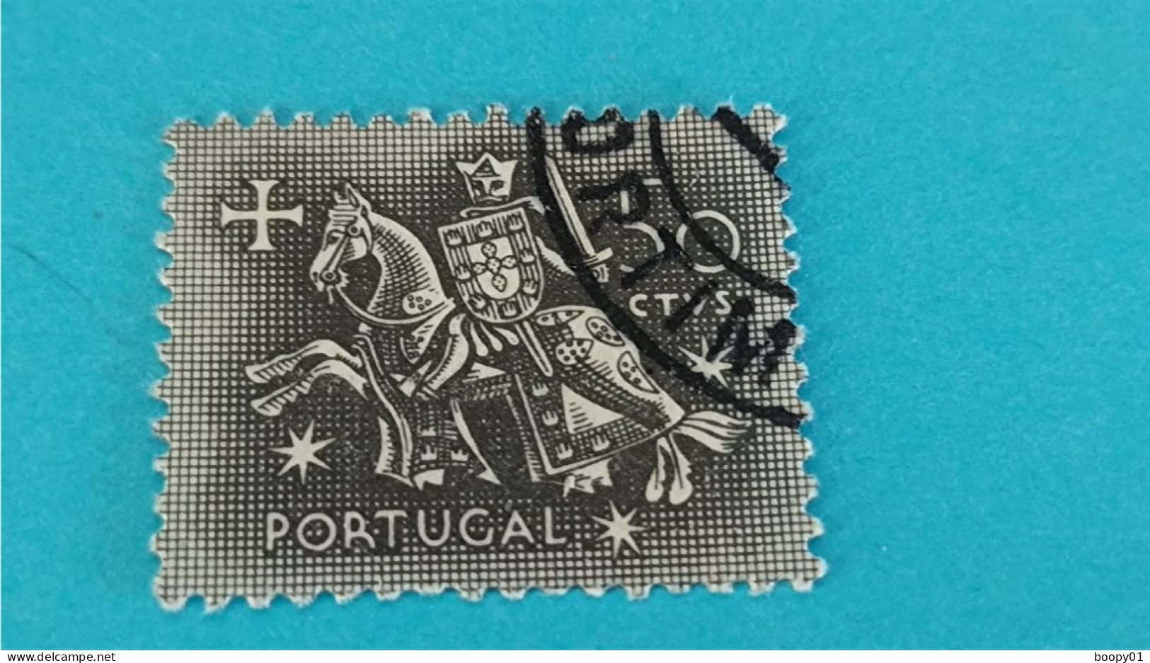 PORTUGAL - Timbre 1953 : Sceau équestre De Denis 1er De Portugal (Dinis Ou Diniz) - 50 C - Neufs