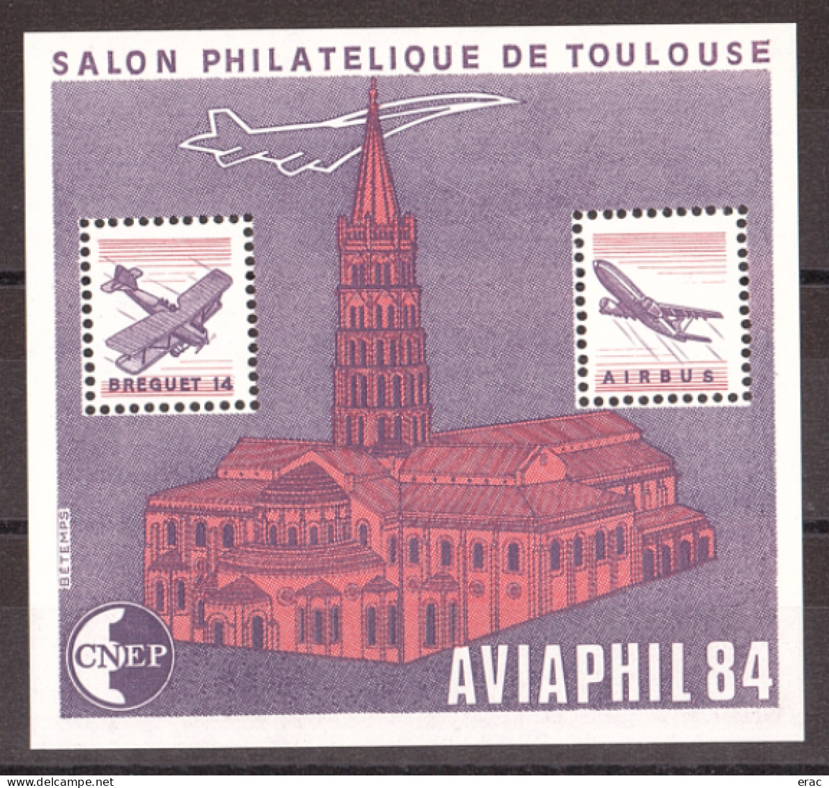 CNEP - 1984 - N° 5 - Neuf ** - AVIAPHIL - Salon Philatélique De Toulouse - CNEP