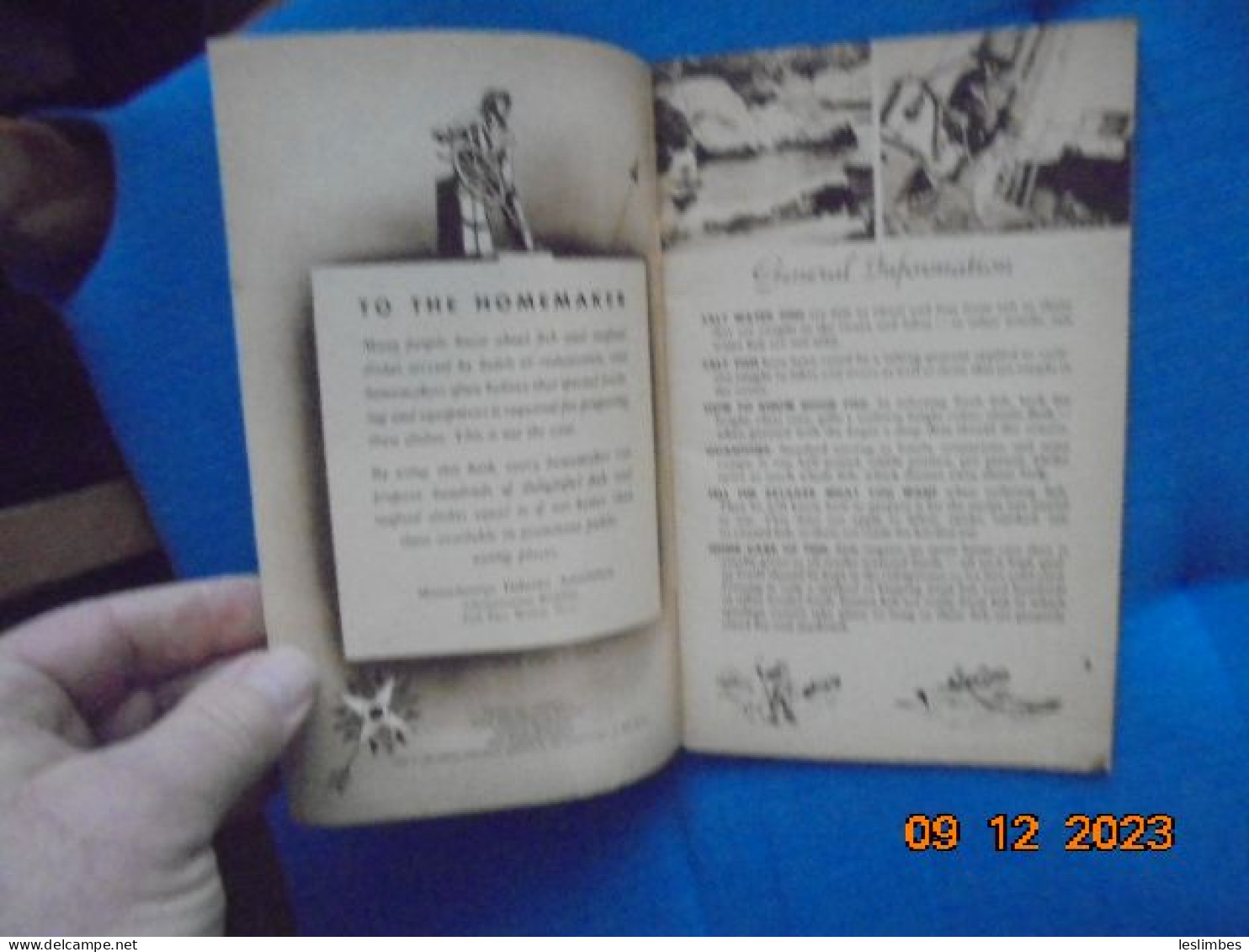 Choice Recipes Of Fish And Sea Foods - Edward H. Cooley - Massachusetts Fisheries Association - Américaine