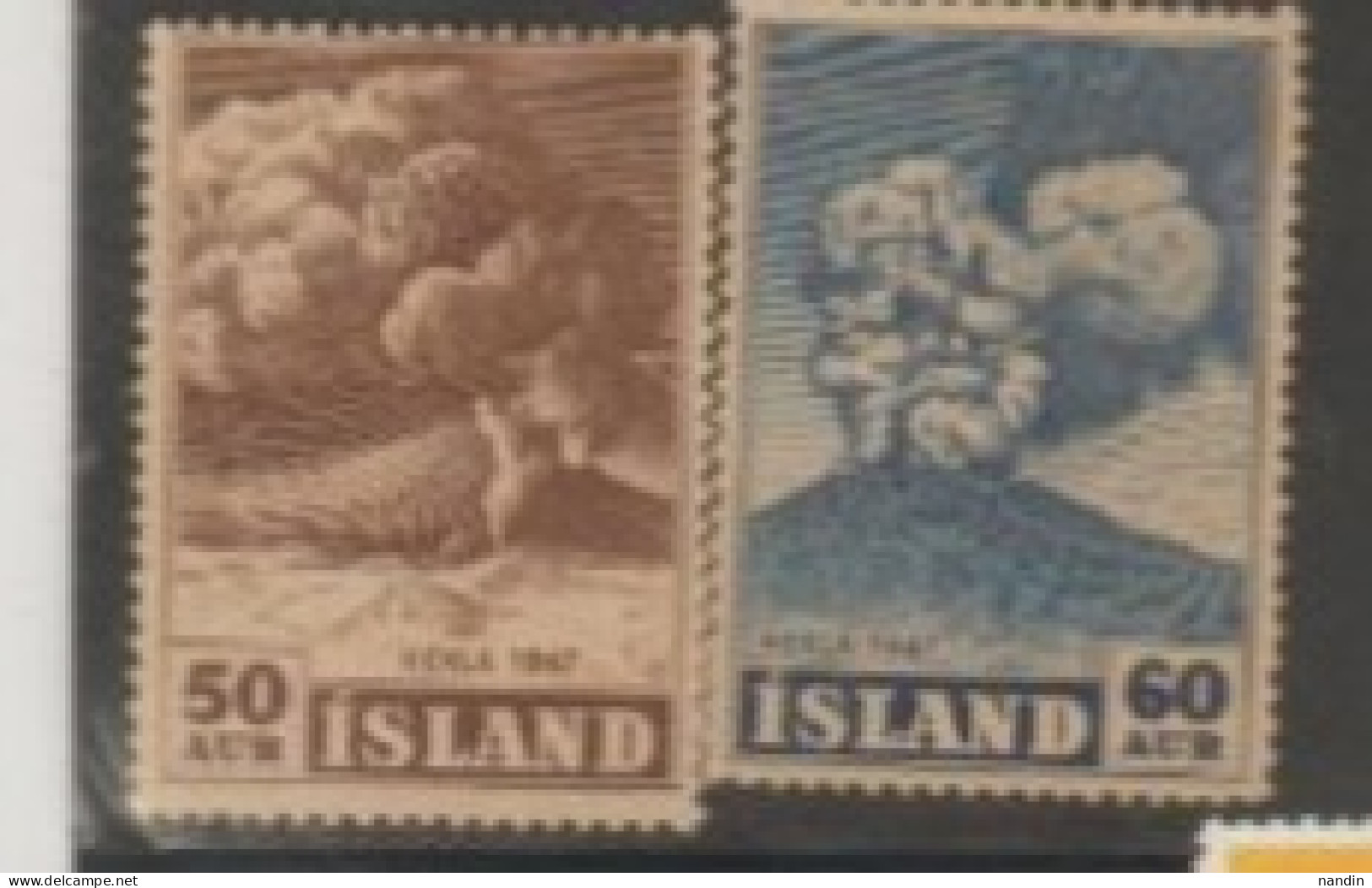 2011 ICELAND (USED) STAMP On  Volcano Hekla Eruption/ Nature/Geology - Usados