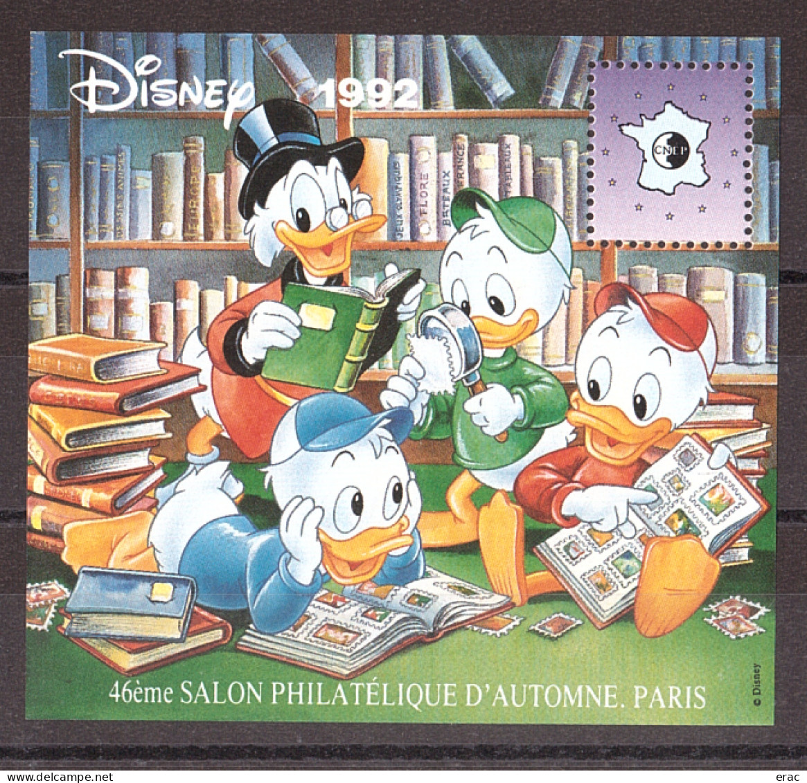 CNEP - 1992 - N° 16 - Neuf ** - DISNEY - Salon Philatélique D'automne à Paris - CNEP