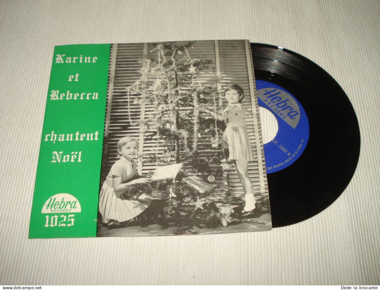 B12 / Karine Et Rebecca – Chantent Noël – EP - Hebra  – 1025 - BE 19??  N.M/N.M - Chants De Noel