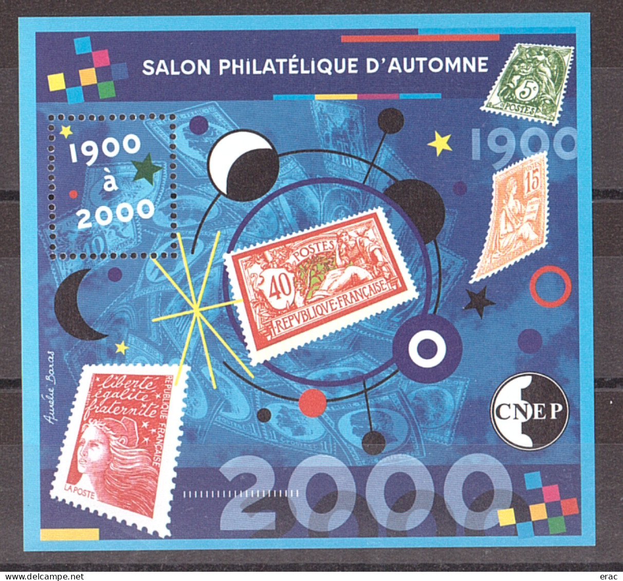 CNEP - 2000 - N° 32 - Neuf ** - 1900 à 2000 Par Les Timbres - Salon Philatélique D'automne à Paris - CNEP