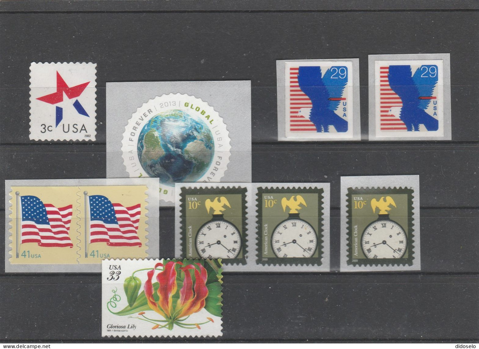 USA - Small Lot Of Mint ( Used) Stamps - Face Value 3,05 US $ - Collections
