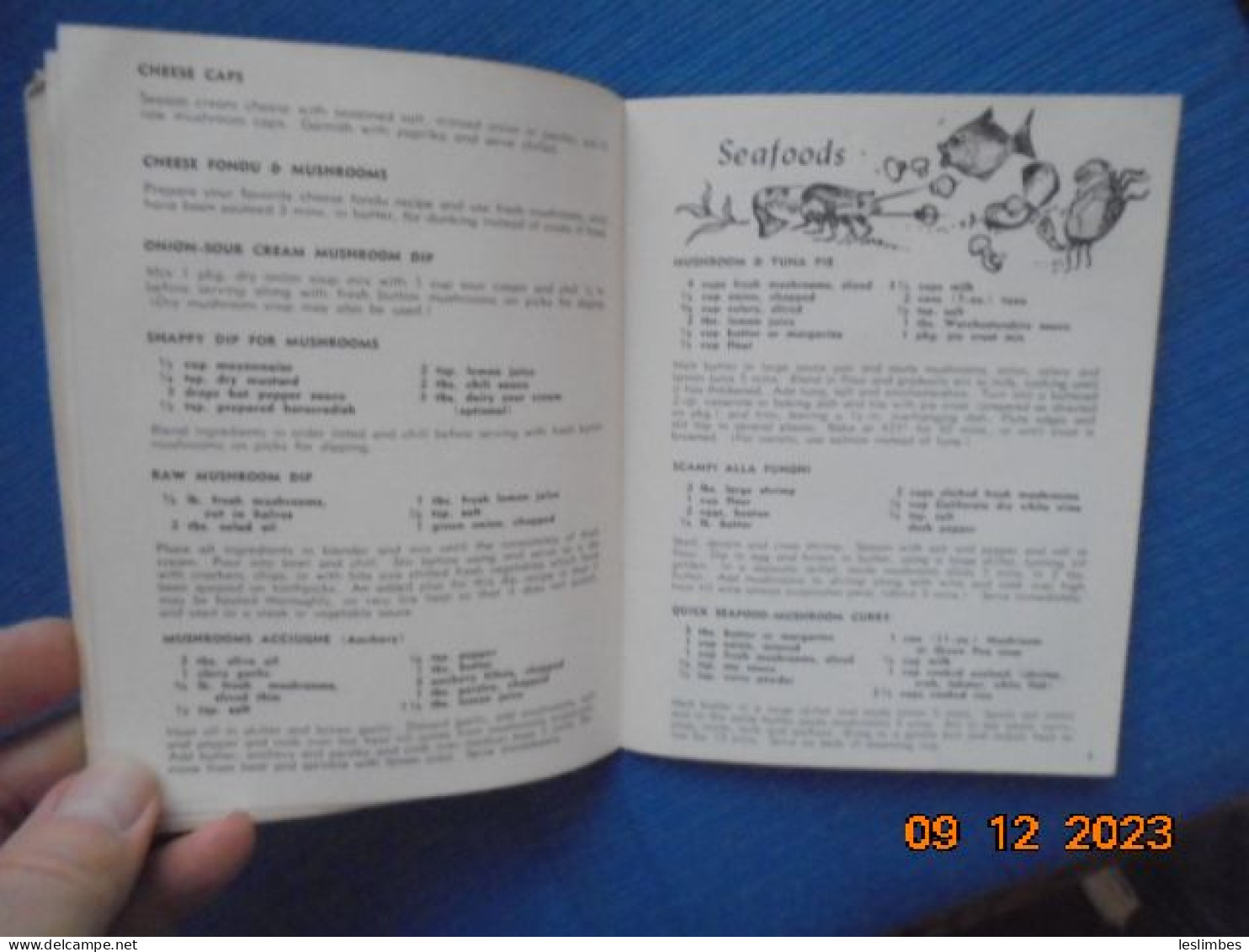 California Fresh Mushrooms Cook Book : 90 Delicious Recipes - Don Fitzgerald And Sybil Henderson - 1963 - Nordamerika