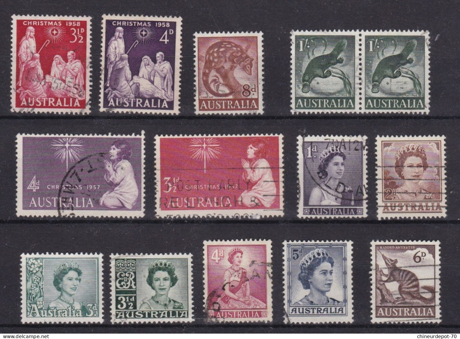 Lot De Timbres Australie Australia  Australien Voir 7 Photos - Collections