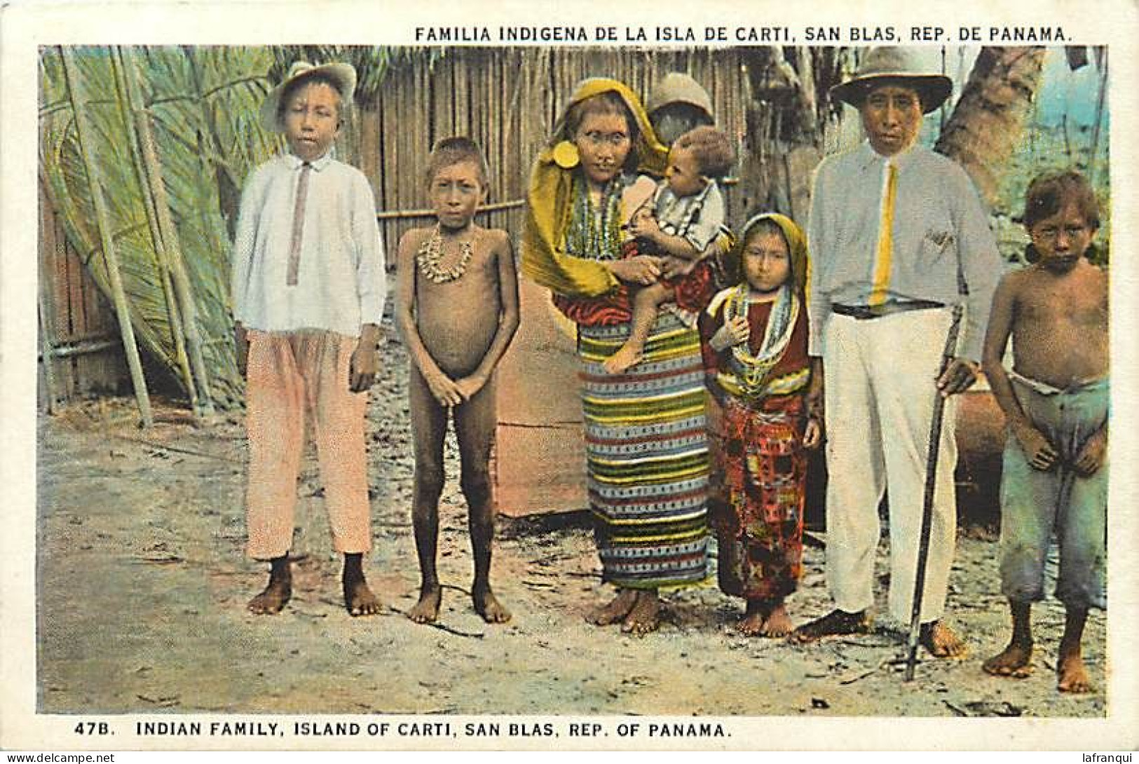 Pays Div-ref DD863- Panama -indiens -indians - Indian Family , Island Of Carti , San Blas -familia Indigena De La Isla C - Panama