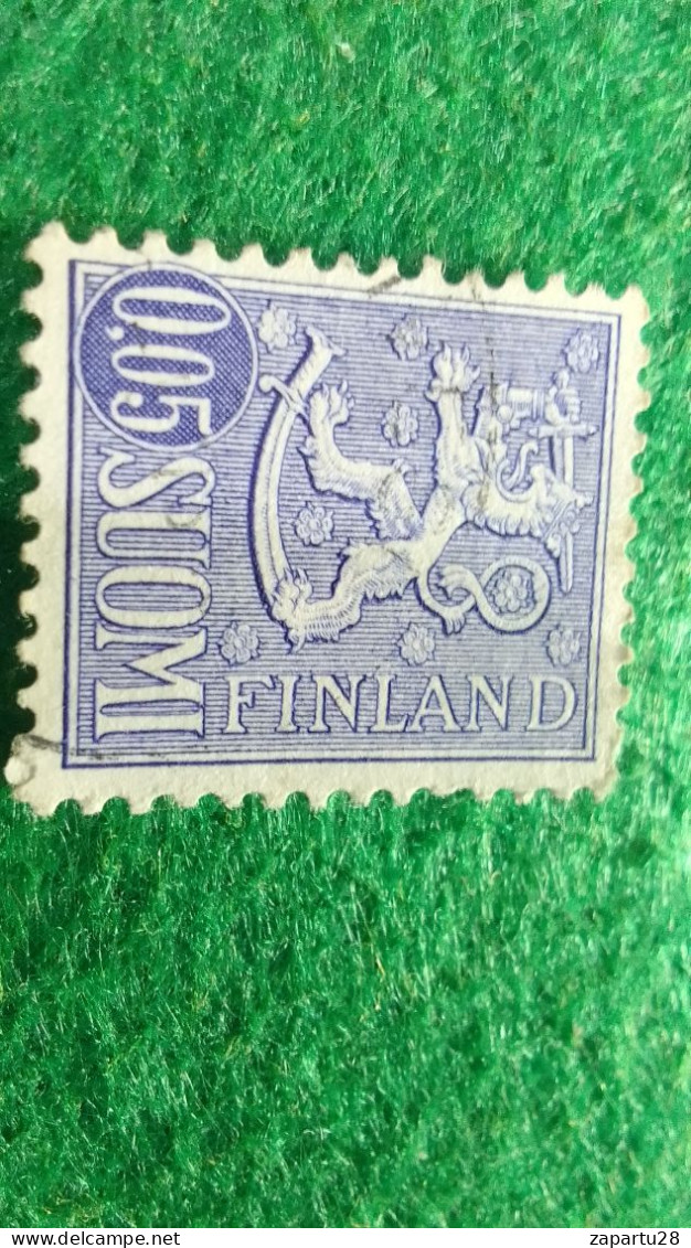 FİNLANDİYA--1960--70            LION        0.05 MK       DAMGALI - Used Stamps