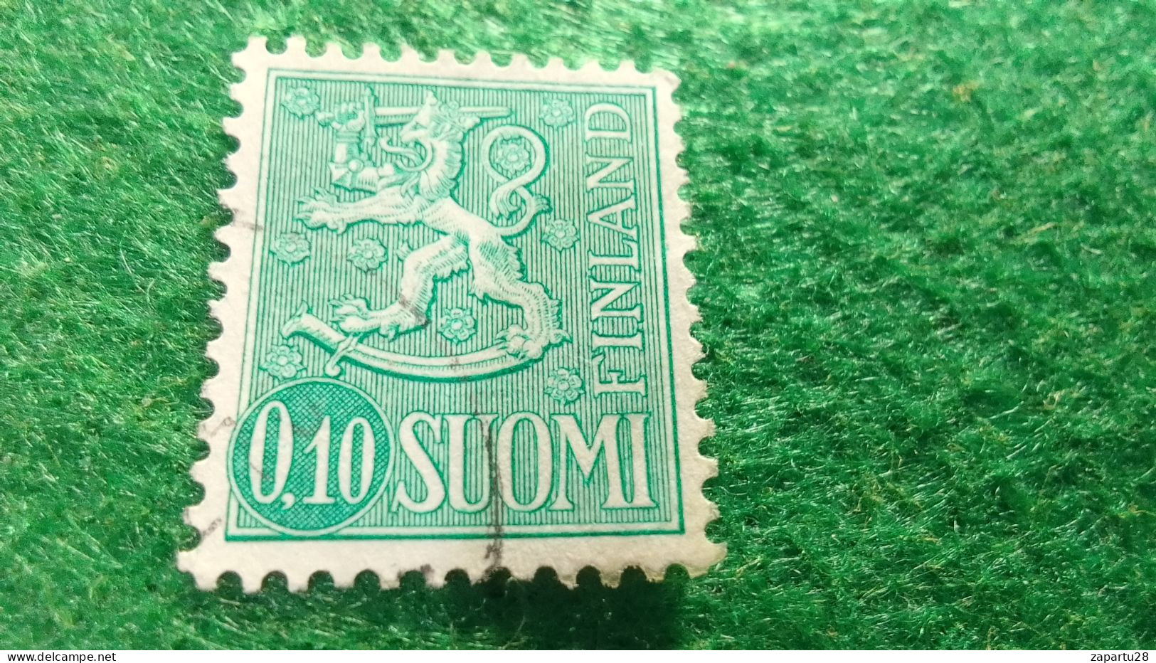 FİNLANDİYA--1960--70            LION        0.10 MK       DAMGALI - Used Stamps