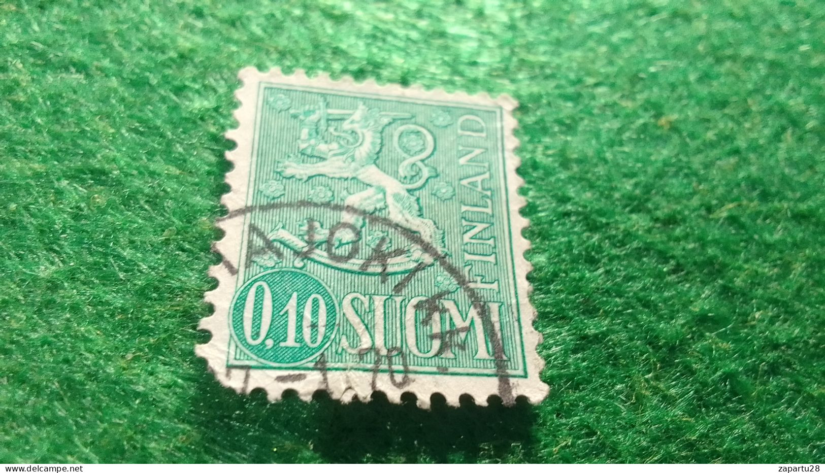 FİNLANDİYA--1960--70            LION        0.10 MK       DAMGALI - Used Stamps