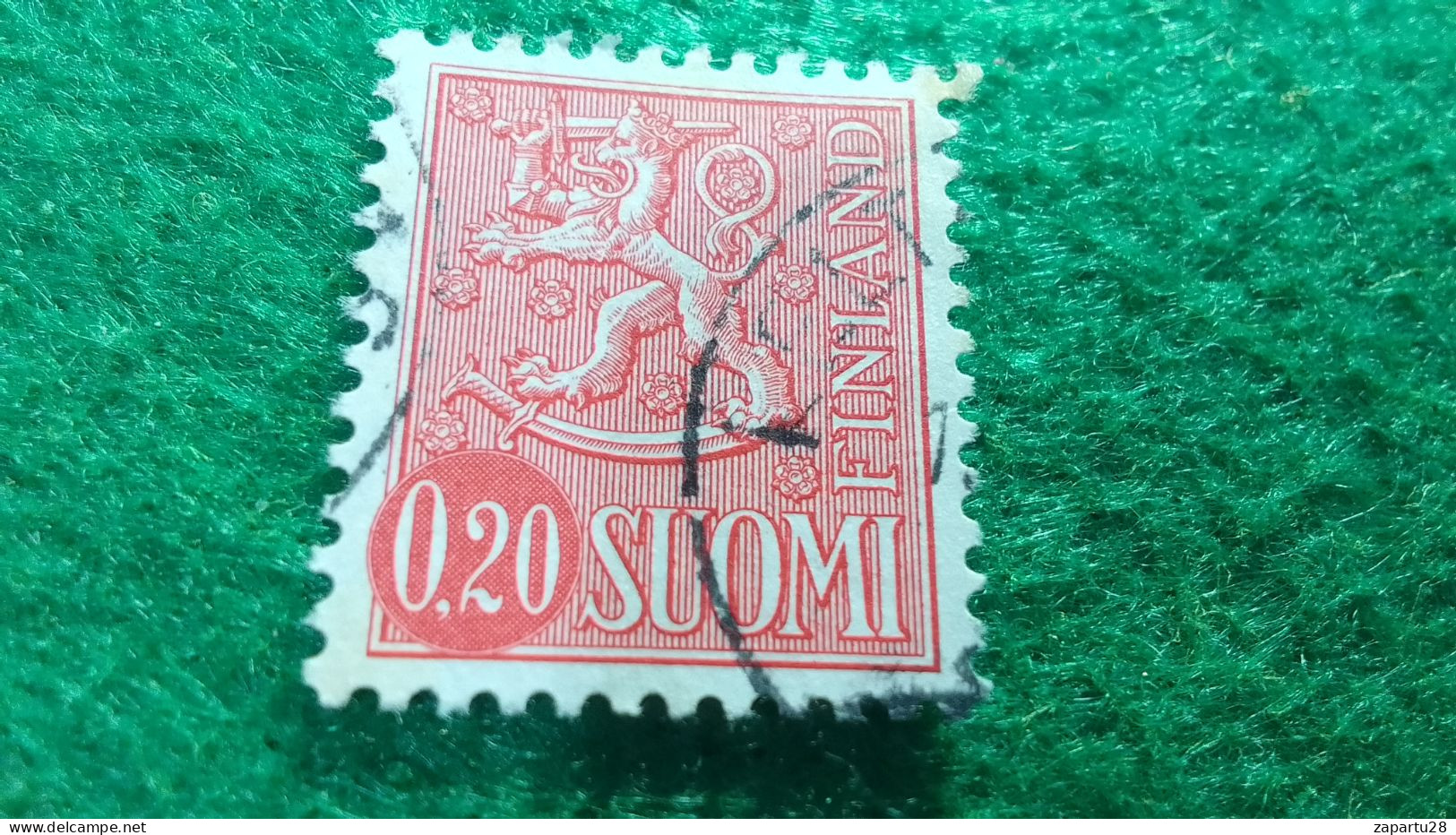 FİNLANDİYA--1960--70            LION        0.20 MK       DAMGALI - Used Stamps