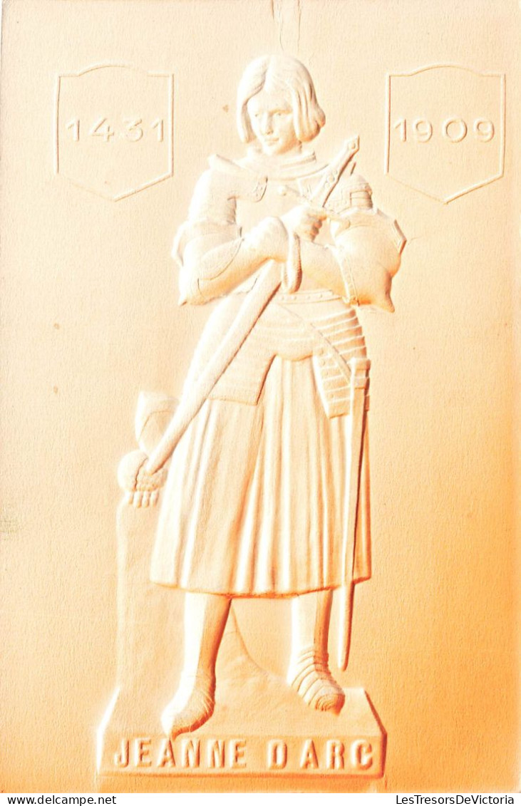 CELEBRITE - Personnage Historique - Jeanne D'Arc - 1431 1909 - Carte Gauffrée - Carte Postale Ancienne - Historische Persönlichkeiten